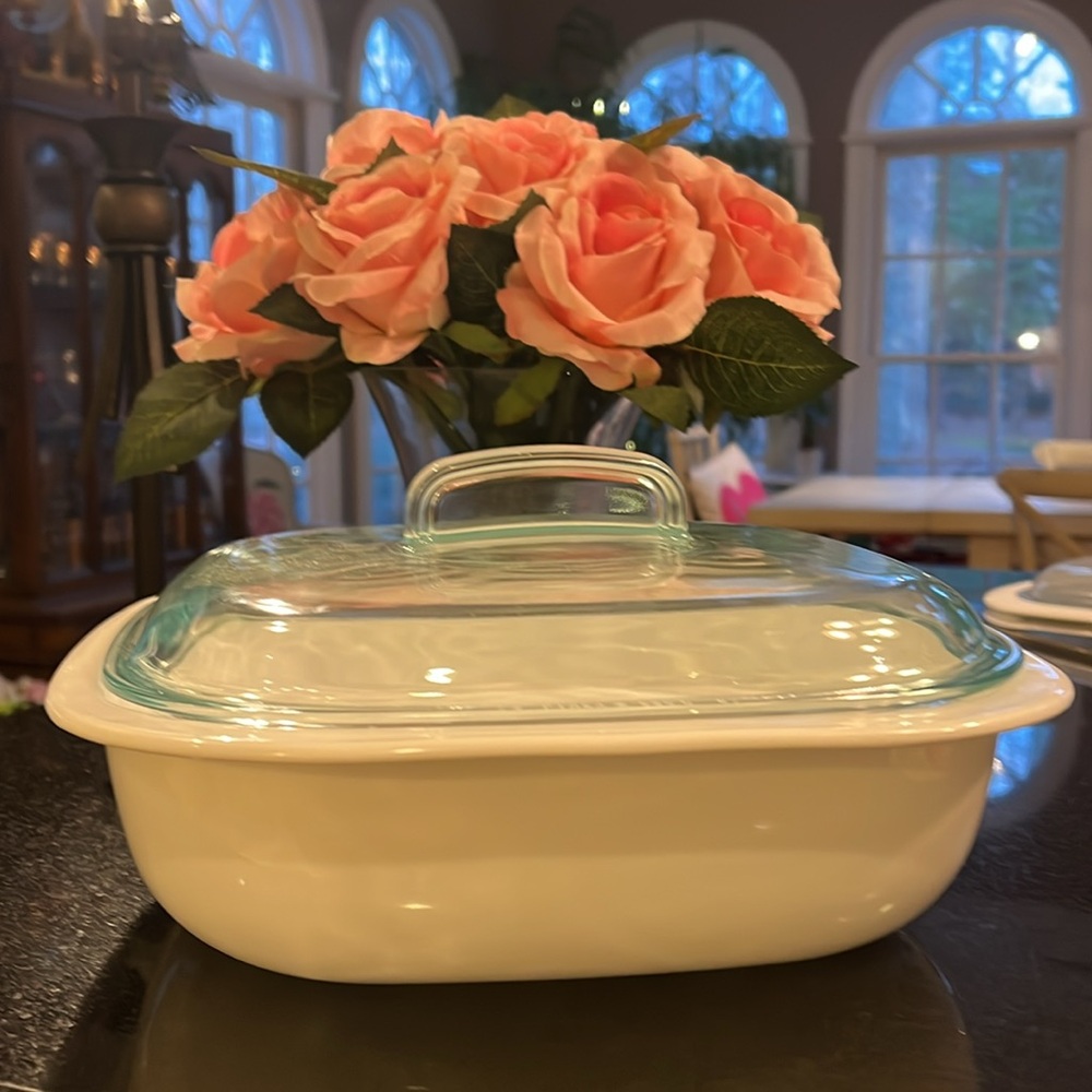 2.5 Qt Square Baker with Glass Lid & Plastic Lid Simply Lite by Corning - Picture 14 of 16